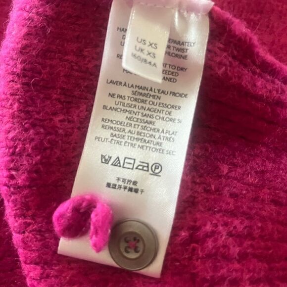 Anthropology pilcro Classic Longline Cardigan In Pink. - Picture 7 of 9